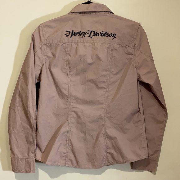 Harley Davidson Embroidered Shirt Top - Picture 3 of 5